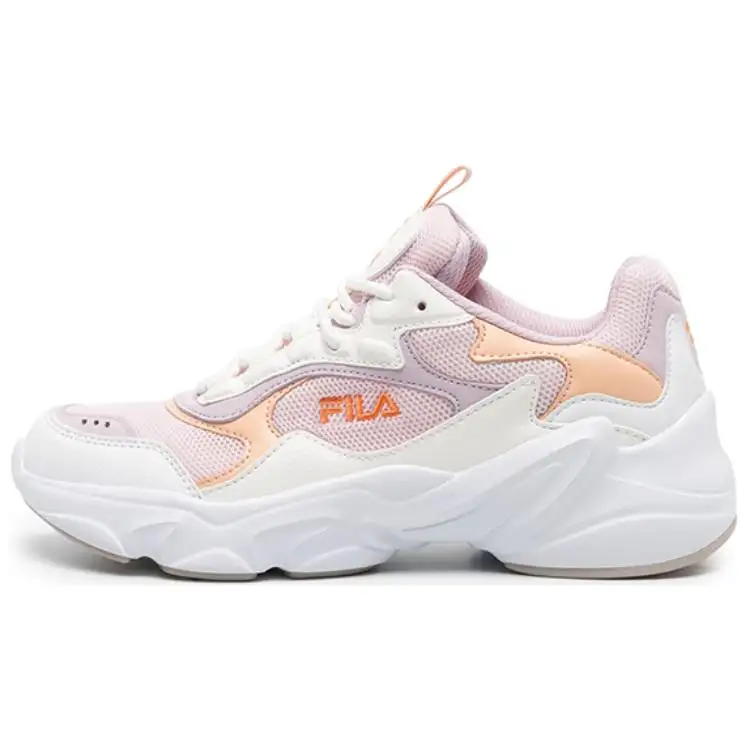 FILA Wear resistant And Lightweight Low top Casual Shoes Women's White