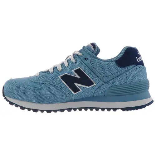 New Balance NB 574 Comfortable Low top Running Shoes Women's White Blue