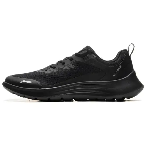 Li Ning Light Strings Textile, TPU Cushioning Slip Resistant Abrasion Resistant Lightweight Low top Running Shoes Men's