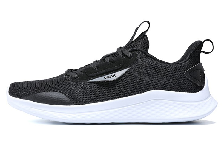 PEAK Lightweight Cushioning Low top Running Shoes Women’s Black White