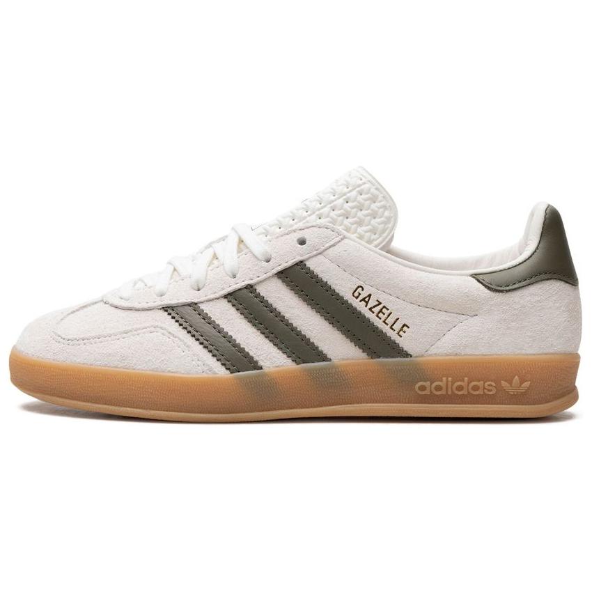 Gazelle Wmns Adidas Originals Indoor 'White Olive Strata'