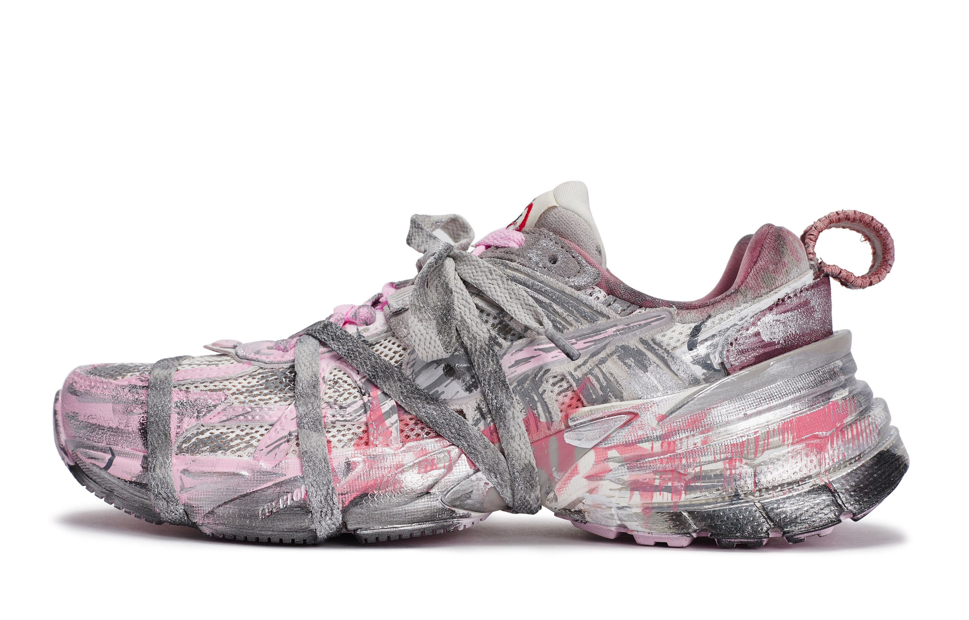 Nike V2K Run Low top Running Shoes Women’s Gray Pink Silver