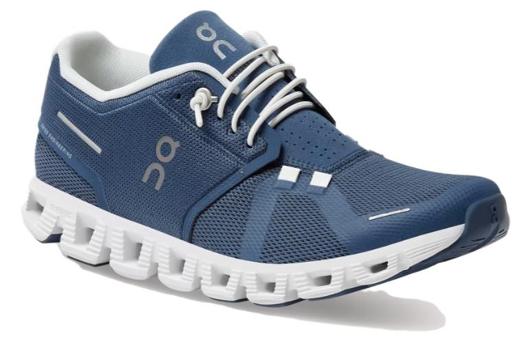 On Running Cloud 5 Denim White Women’s