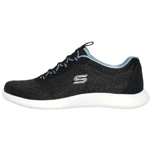 Skechers Vapor Foam Comfortable And Lightweight Breathable Low top Casual Shoes Women's Black Blue