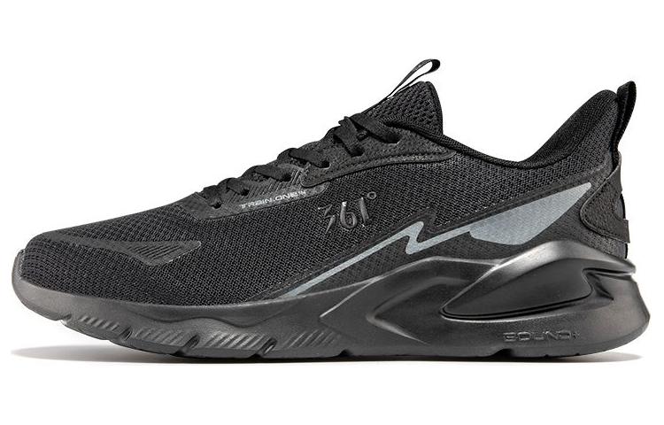 361° Breathable Mesh Cushioning, Wear Resistant Low top Running Shoes Men’s Obsidian Black