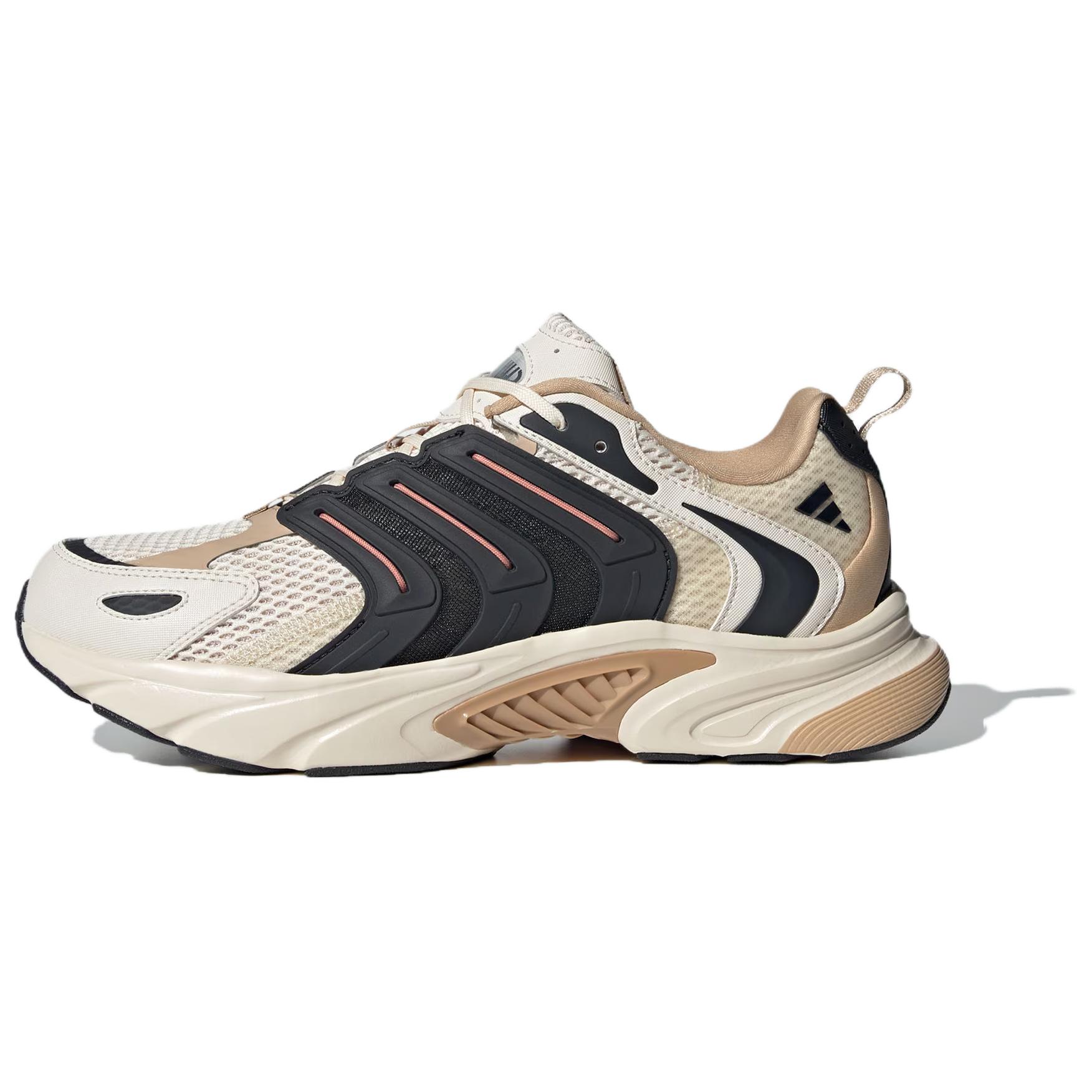 Adidas Slip Resistant, Abrasion Resistant, Breathable Low top Casual Running Shoes Unisex Beige Black