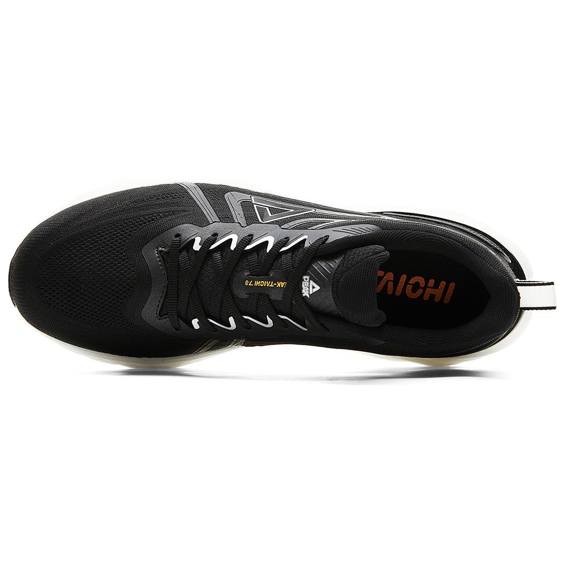 PEAK Cushioning Slip Resistant Low top Running Shoes Men’s Black White