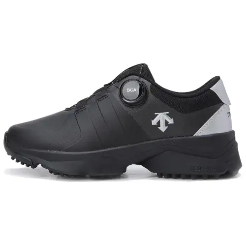 DESCENTE Slip Resistant Abrasion Resistant Low top Golf Shoes Women's Black