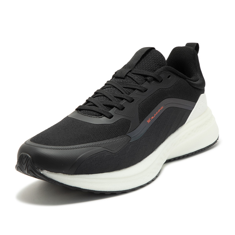 361° Comfortable Round Toe Low top Casual Running Shoes Men’s Black