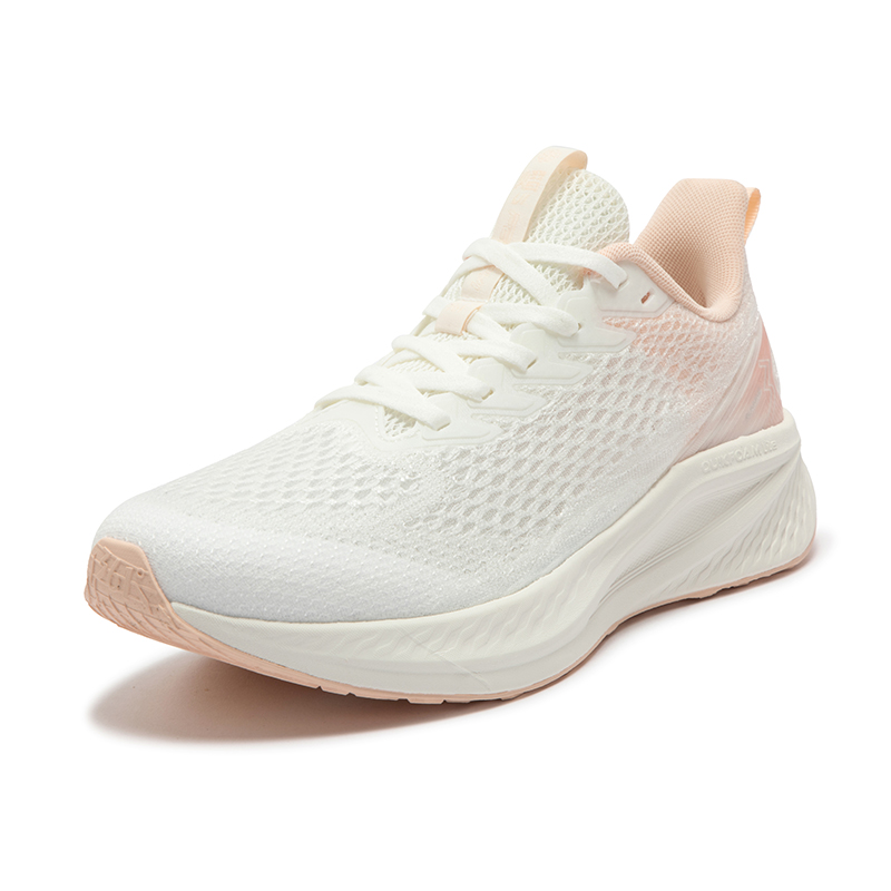 361° Slip Resistant, Abrasion Resistant, Breathable, Lightweight Low top Running Shoes Women’s White Pink