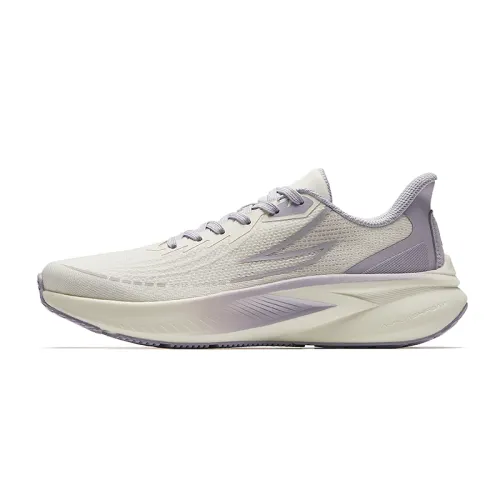 Anta Cushioning, Wear Resistant Low top Running Shoes Women's Ivory White