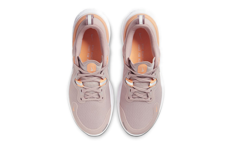 Женские кроссовки Nike React Miler 1 (белый / розовый) — фото 4