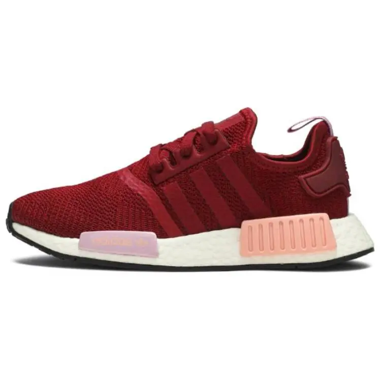 Adidas Originals NMD_R1 Slip Resistant Lightweight Non slip Lightweight Low top Casual Shoes Women's Red