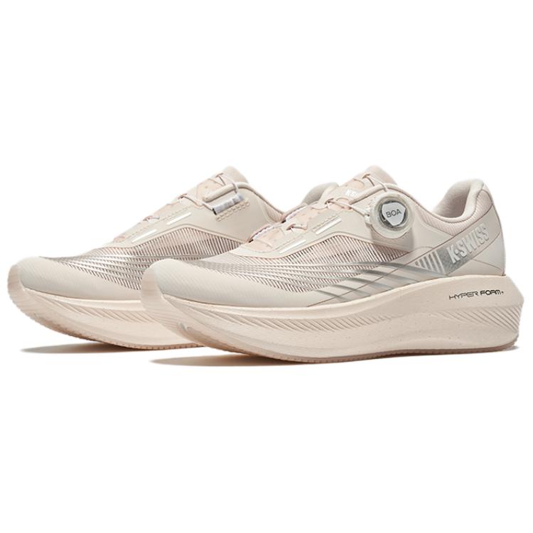 K·SWISS Fabric Low top Running Shoes Women’s White Silver
