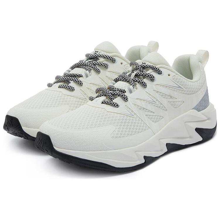 361° Yushan 2 Slip Resistant Cushioning Breathable Low top Casual Running Shoes Women’s White Silver