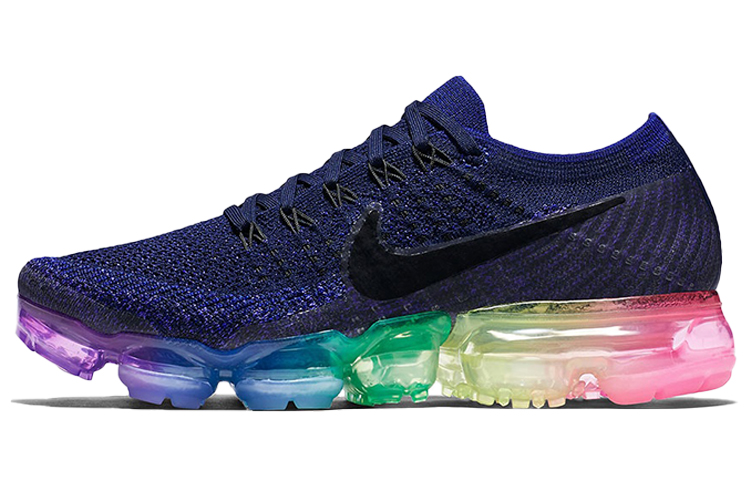 Мужские кроссовки Nike AIR VAPORMAX Be ture (сине-розовые)
