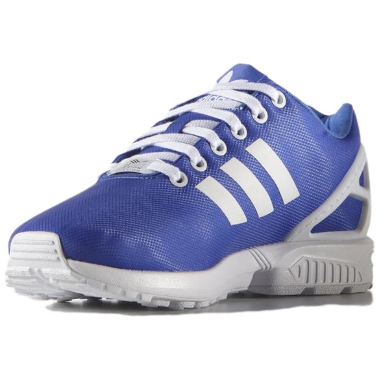 Adidas Originals ZX Flu Slip Resistant Abrasion Resistant Low top Casual Running Shoes Women’s Blue White