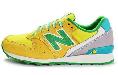 New Balance NB 996 Low top Running Shoes Women's Yellow Green