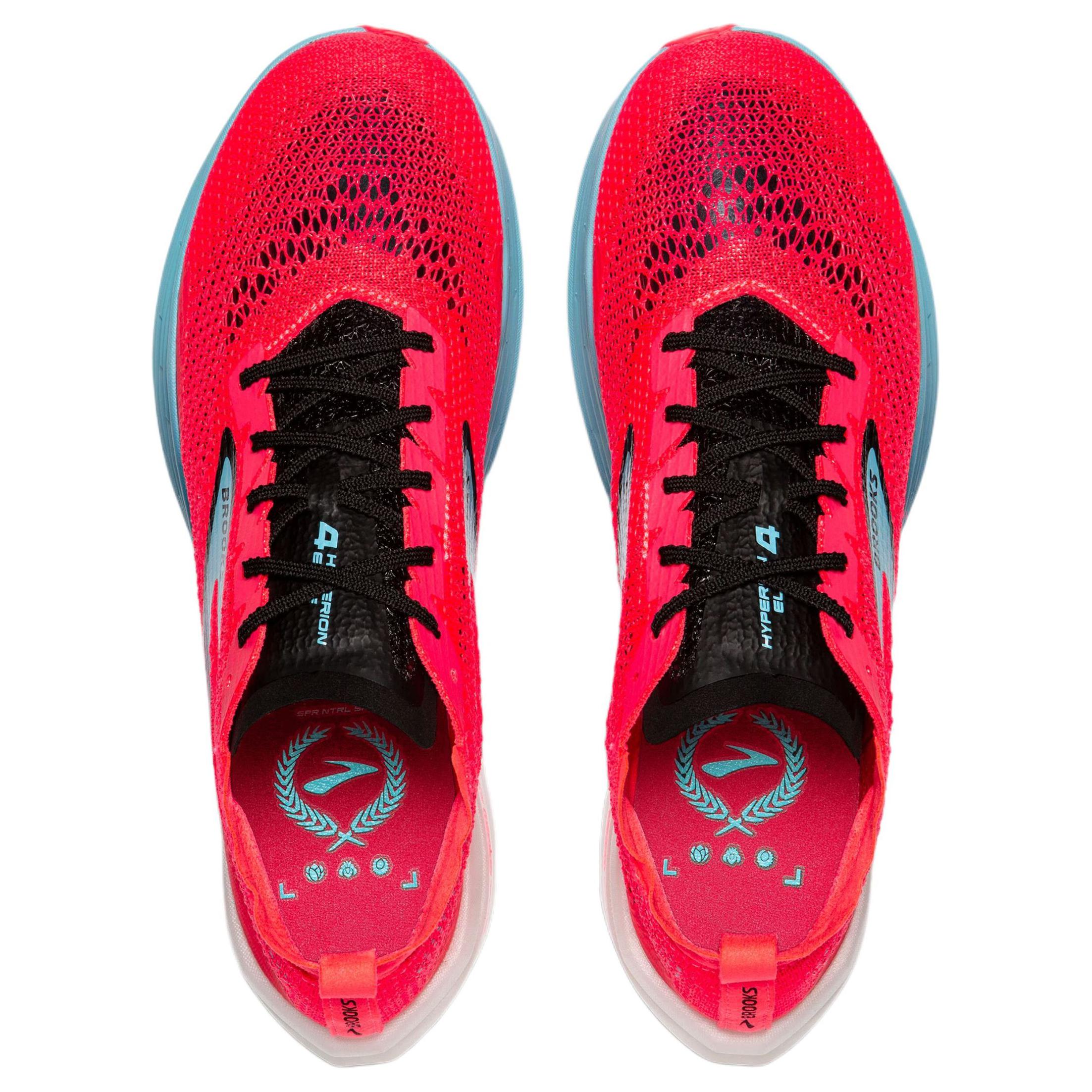 Brooks Hyperion Elite Slip Resistant Abrasion Resistant Low top Marathon Running Shoes Unisex Pink
