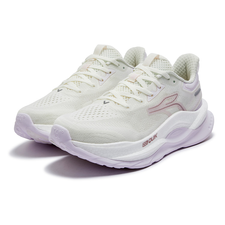 361° Fiery 5 Slip Resistant, Abrasion Resistant, Breathable Low top Casual Running Shoes Women’s White Purple