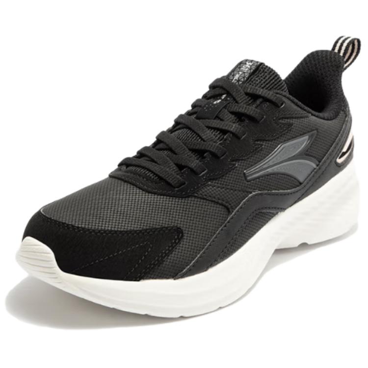 361° Slip Resistant Abrasion Resistant Low top Running Shoes Women’s Black White