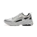 Li Ning Meteor Cushioning Slip Resistant Abrasion Resistant Support Low top Casual Shoes Women's Silver