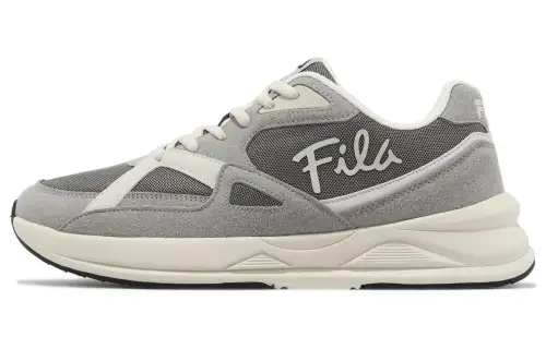 FILA EDITION Abrasion Resistant Breathable Low top Running Shoes Men's Gray