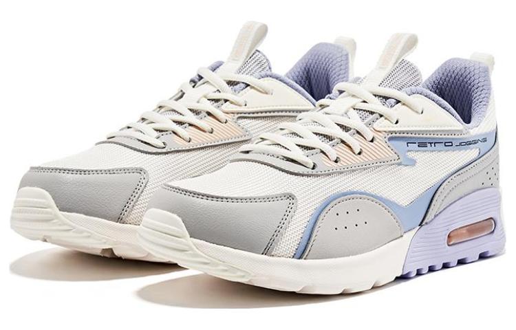 Erke Comfortable Cushioning Slip Resistant Abrasion Resistant Low top Running Shoes Women’s White Purple