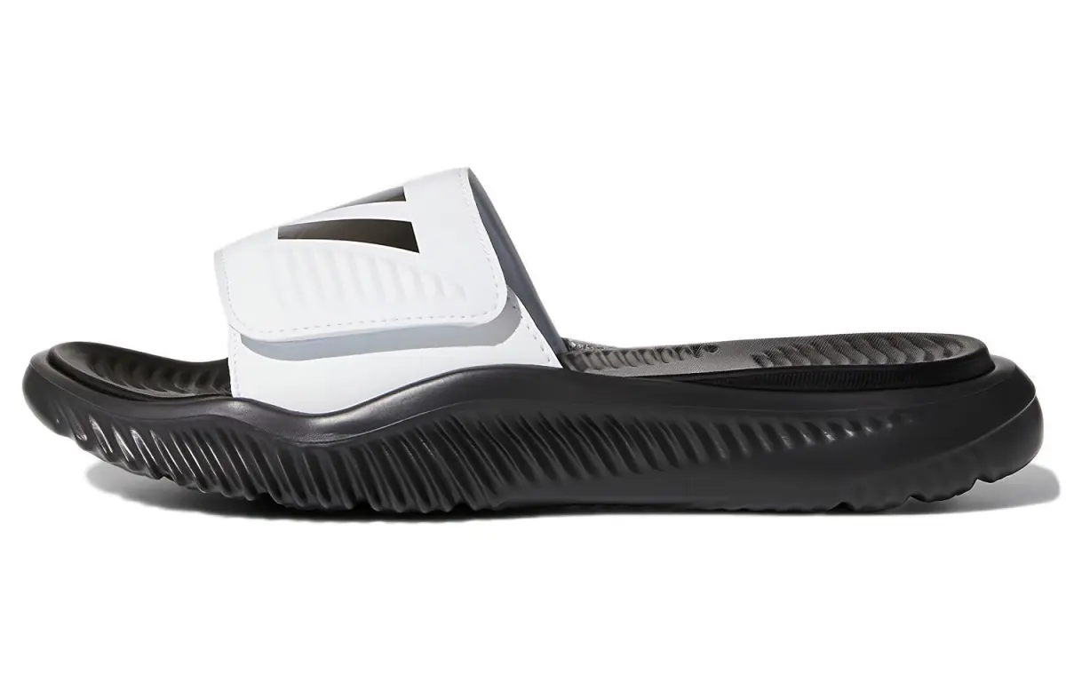 Adidas Alphabounce Slide 'White Black'