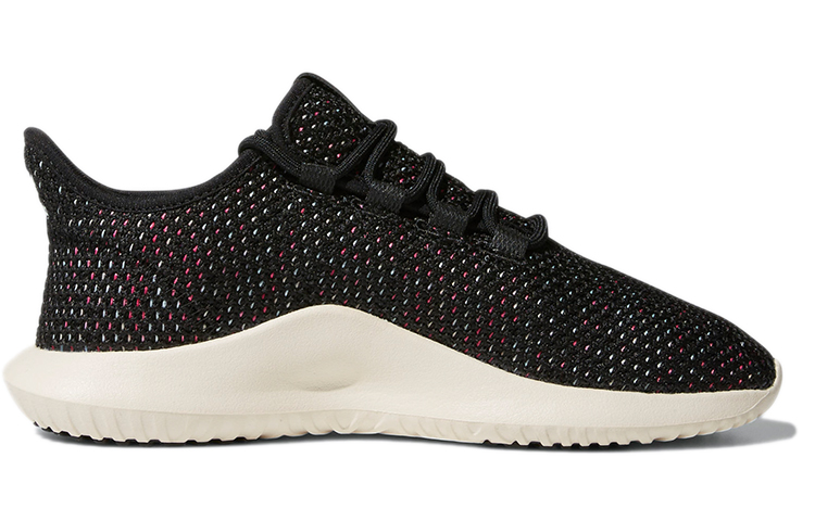 Женские кроссовки adidas originals Tubular Shadow (черно-белые) — Чёрный / белый — фото 2