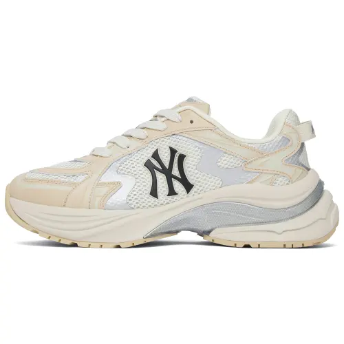 MLB Curve Runner Low top Running Shoes Unisex Beige Yellow
