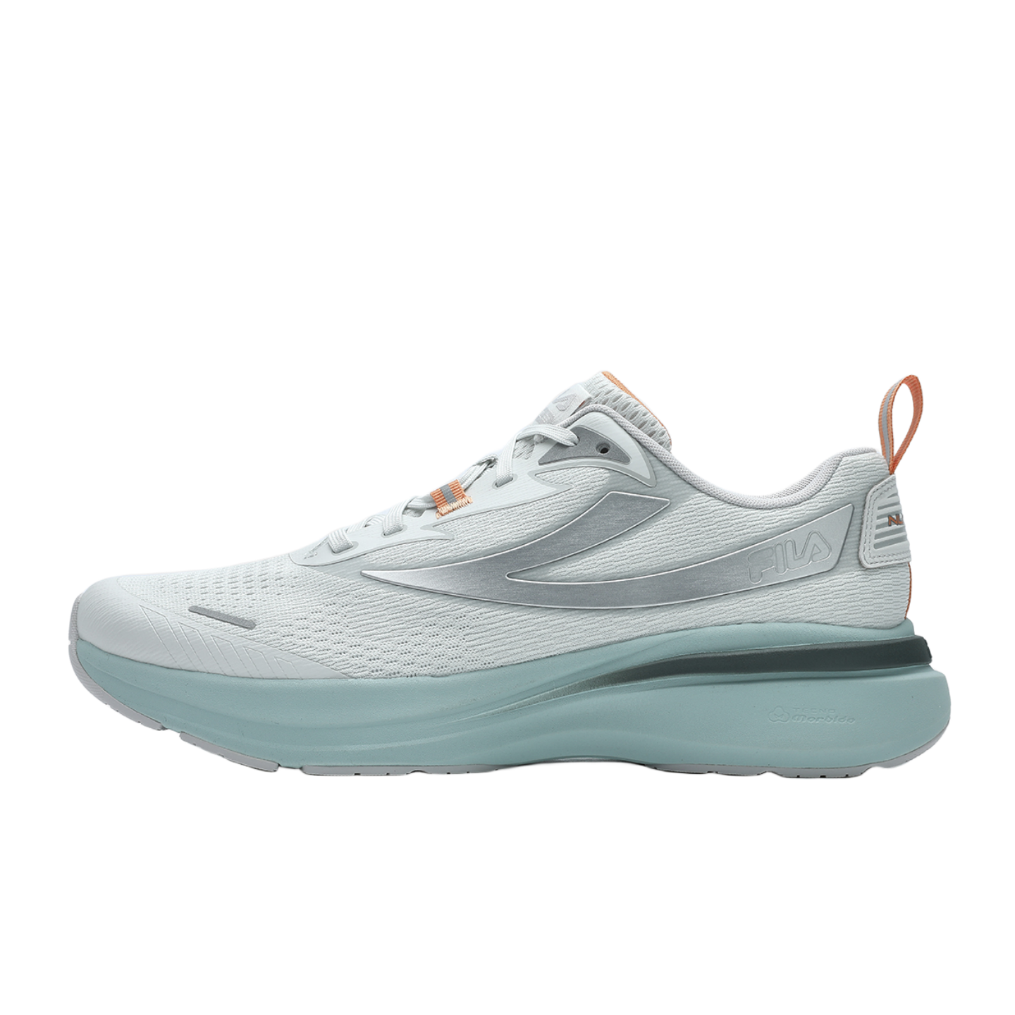 FILA NUVOLE Fabric Low top Casual Running Shoes Men's Fading Blue