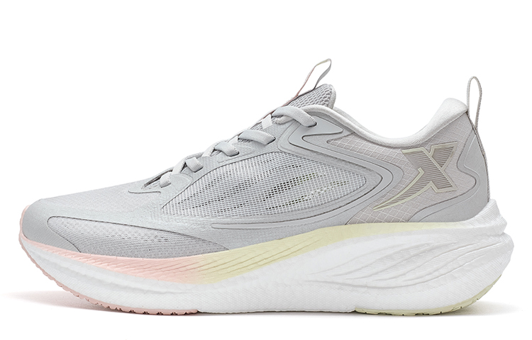 XTEP Running Shoes Women’s Low Top Lunar Stone Gray/Light Jasmine