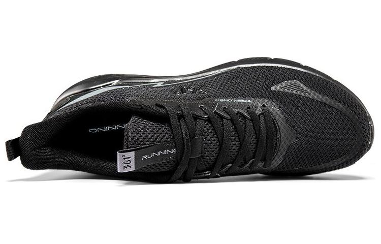 361° Breathable Mesh Cushioning, Wear Resistant Low top Running Shoes Men’s Obsidian Black