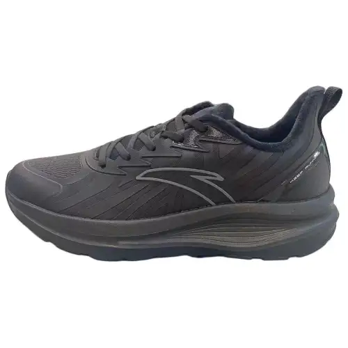 Anta Cloud Path Comfortable And Trendy Slip Resistant Abrasion Resistant Low top Casual Running Shoes Men's Black Gray