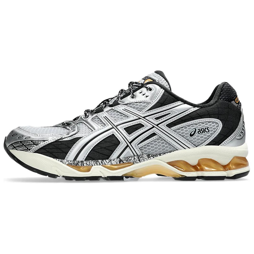 Кроссовки ASICS GEL-Nimbus 10.1 (серебристо-черно-коричневые)