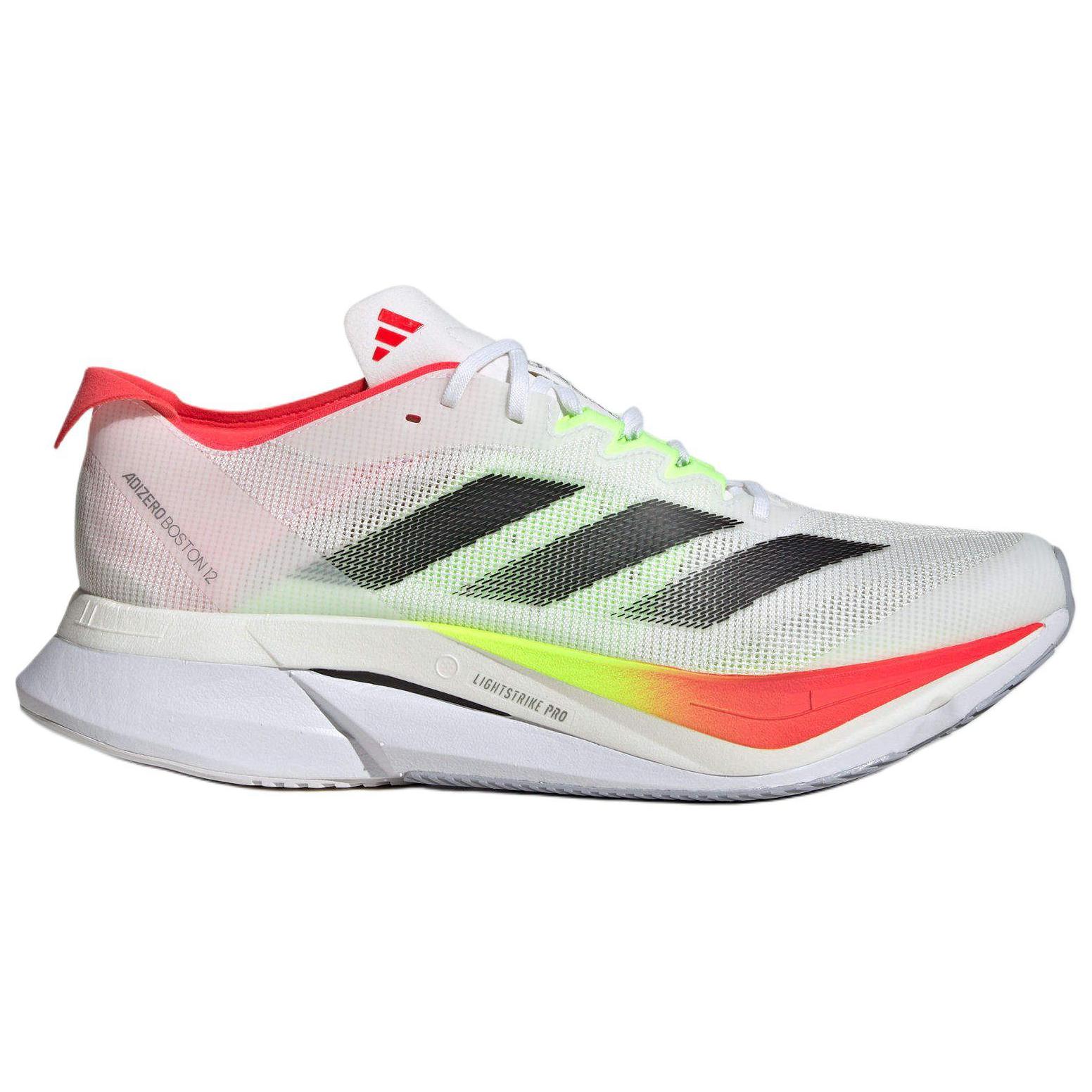Adidas Adizero Boston 12 ‘White Black Lucid Red’