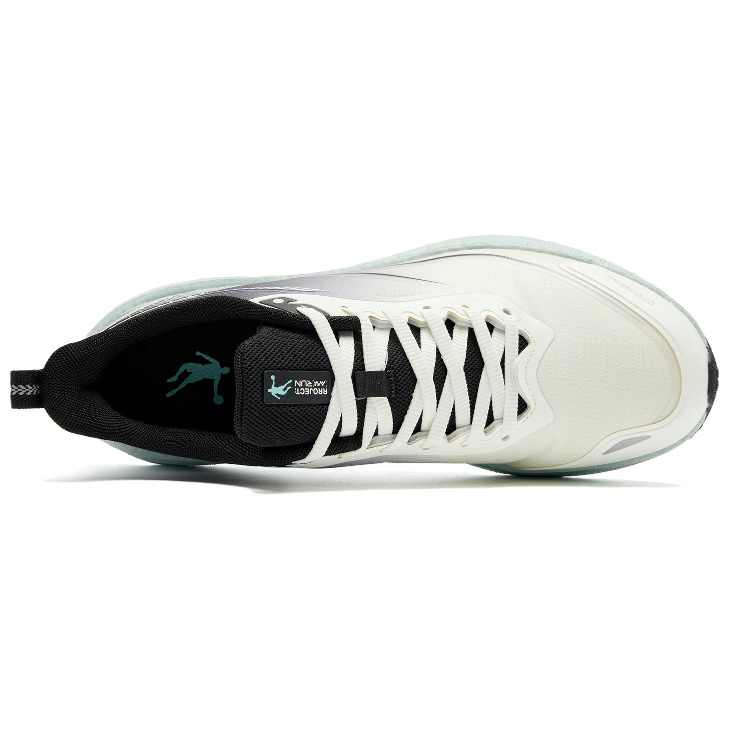 QIAODAN Low top Q KUNGFU TURBO Rebound Technology Casual Training Running Shoes Men’s Ivory White Black