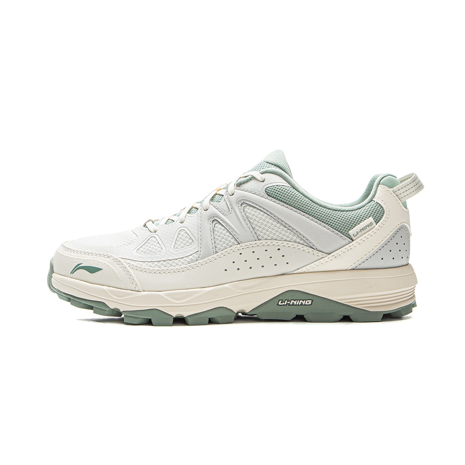 Li Ning Gundam Cushioning Slip Resistant Abrasion Resistant Rebound Low top Casual Trail Running Sprint Running Shoes