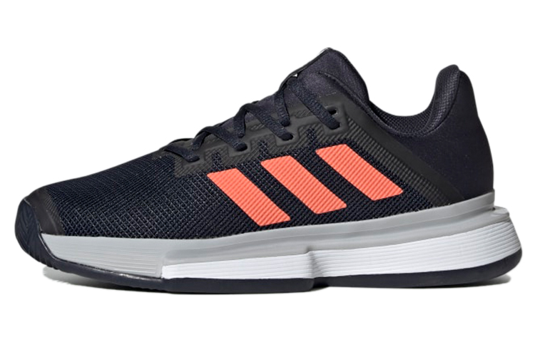 Adidas Solematch Bounce Breathable Low top Running Shoes Women's Black Orange