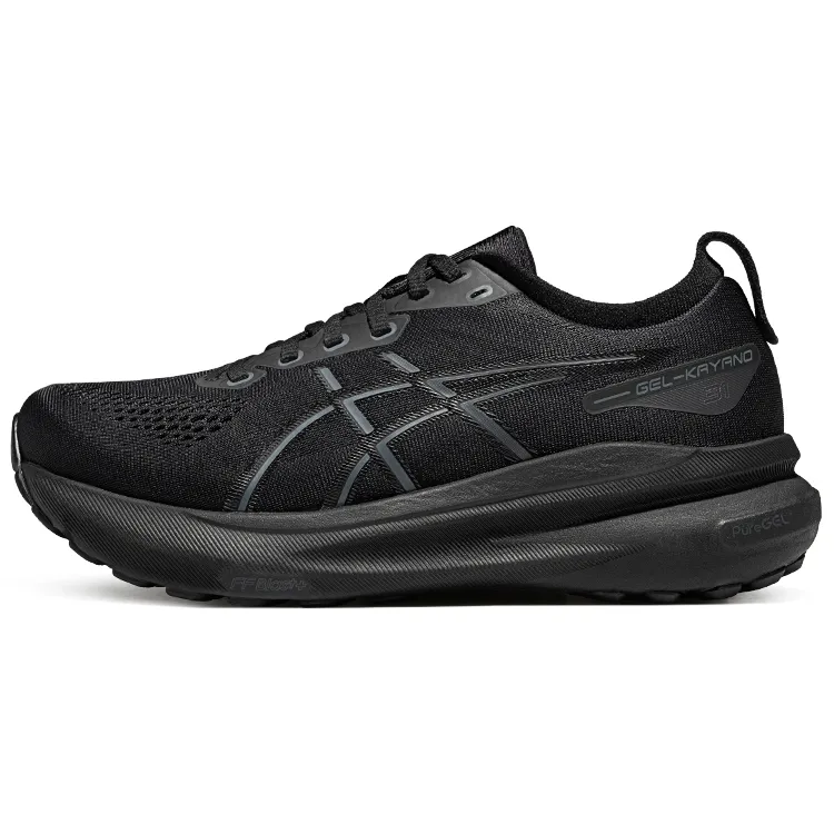 ASICS Gel Kayano 31 Abrasion Resistant Low top Physical Fitness Test & Exam Running Shoes Women's Black