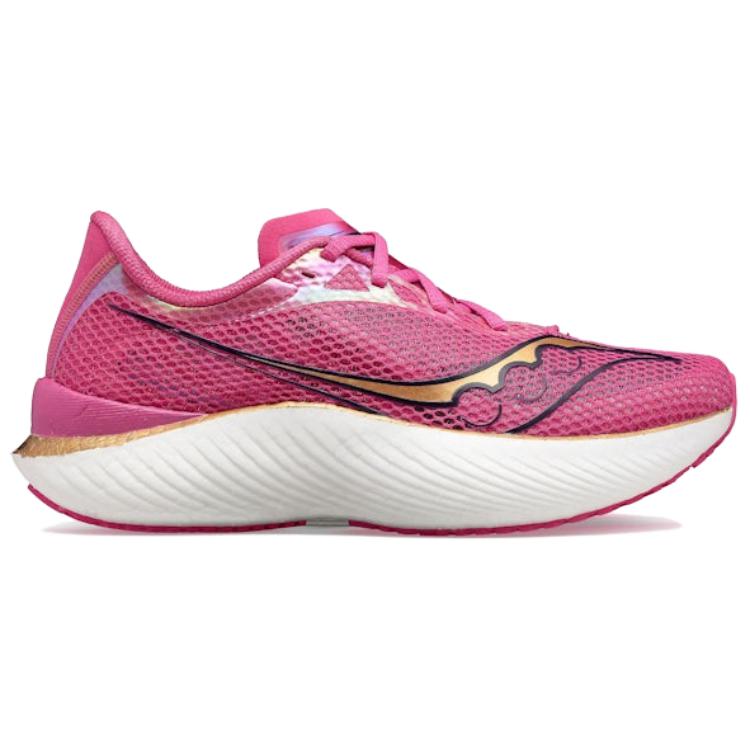 Saucony Endorphin Pro 3 Abrasion Resistant Low top Running Shoes Women’s Pink White