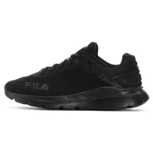 FILA Cushioning Abrasion Resistant Breathable Low top Running Shoes Men's Black
