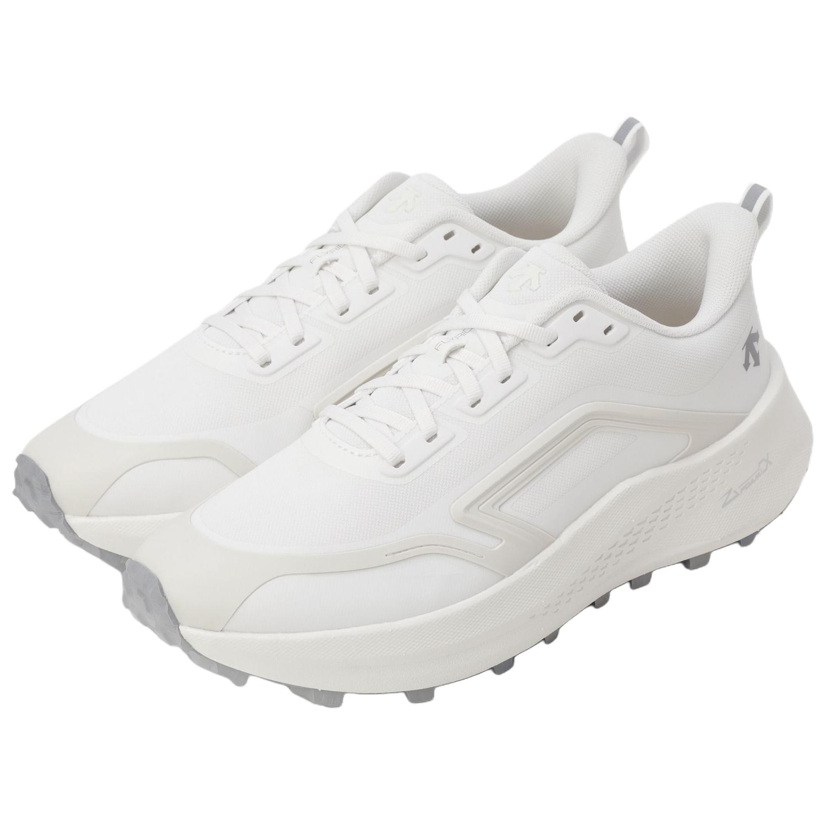 DESCENTE Flyridge Slip Resistant Abrasion Resistant Low top Casual Running Shoes Unisex White