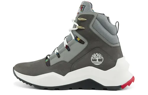 Timberland Madbury Side Zip Wide Fit Sneaker Boots 'Grey Nubuck'