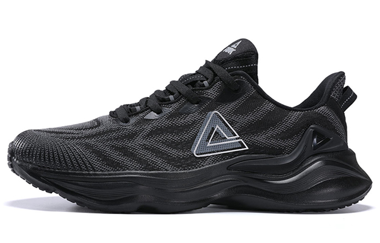 PEAK Running Shoes Men’s Low Top Black