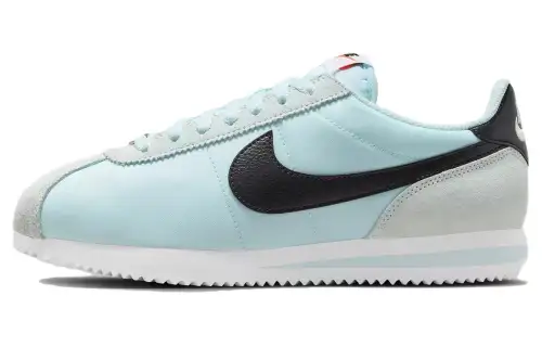Nike Cortez TXT Low Top Casual City Commuter Running Shoes Women's Blue Black