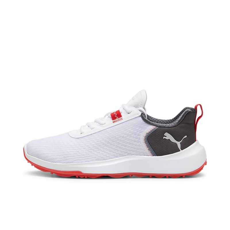 PUMA Puma Ferrari Electron E \"F1\" Ferrari racing series, comfortable and simple, non-slip and wear-resistant golf shoes, men's white