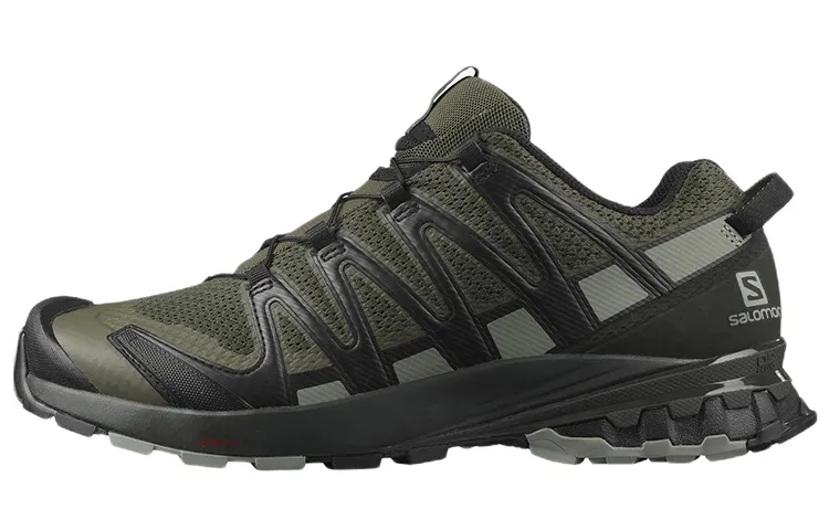SALOMON XA Pro 3D V8 Textile, Leather Abrasion Resistant Abrasion Resistant Low top Casual Running Shoes Men's