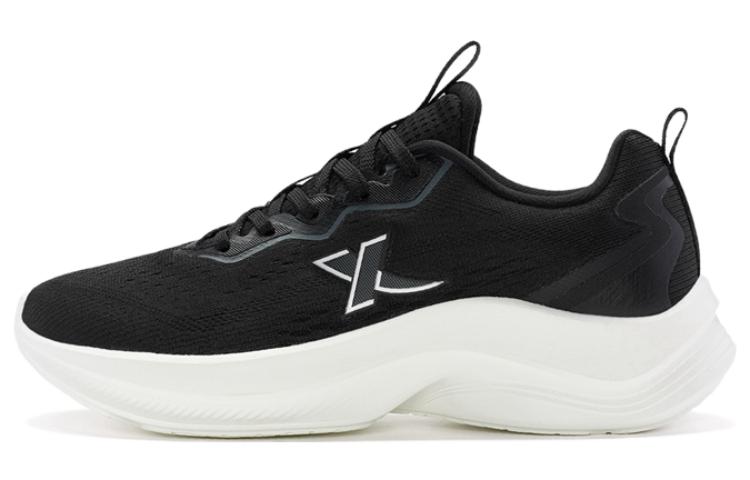 XTEP Slip Resistant Abrasion Resistant Breathable Cushioning Low top Running Shoes Women’s Black